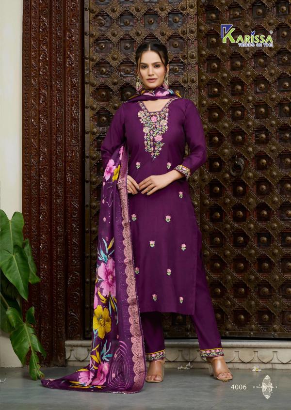 Karissa Nora Vol 4 Fancy Viscose Kurti Bottom With Dupatta