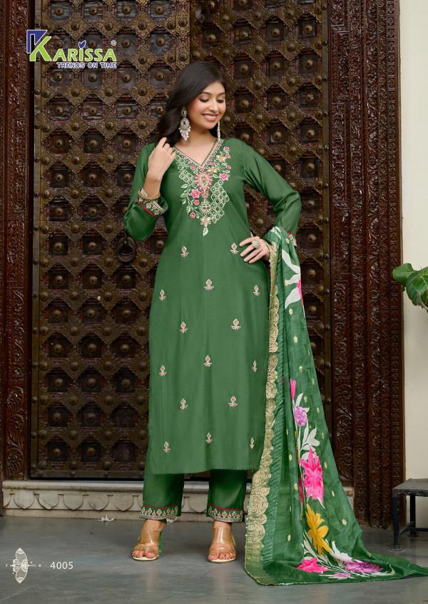 Karissa Nora Vol 4 Fancy Viscose Kurti Bottom With Dupatta