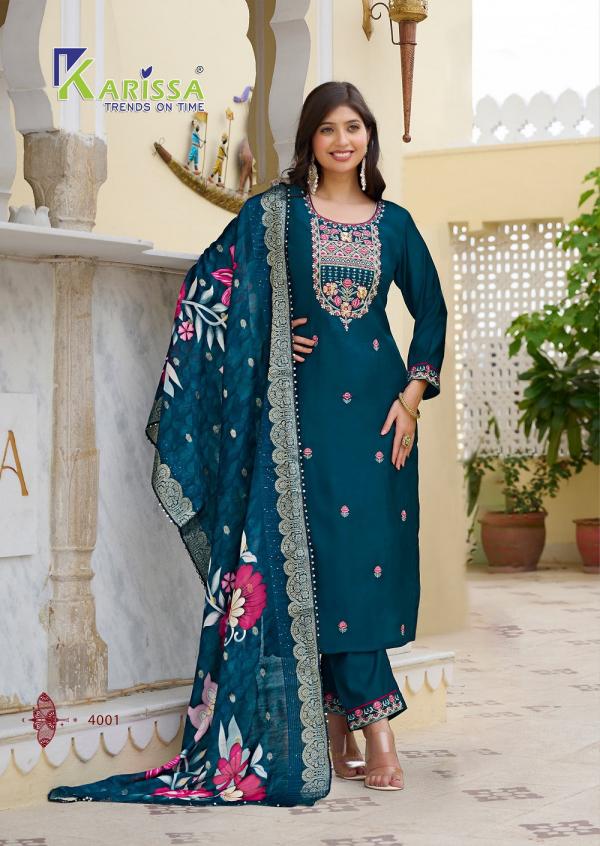 Karissa Nora Vol 4 Fancy Viscose Kurti Bottom With Dupatta