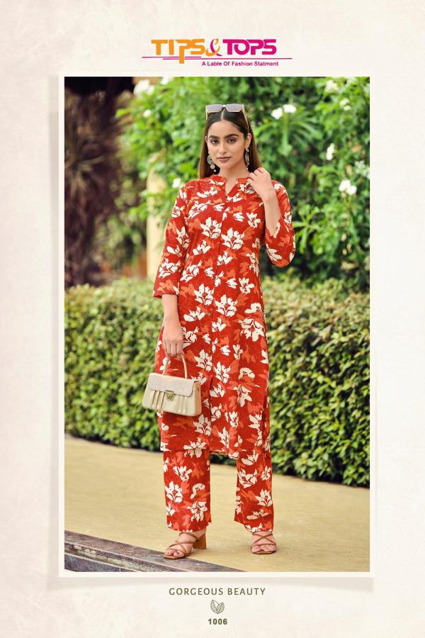 Tips And Tops Cindrella Vol 6 Rayon Printed Cord Set Collection