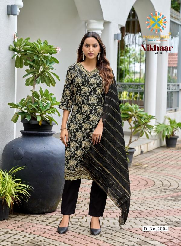 Nikhaar Vol 2 By Passion Tree Rayon Printed Readymade Collection