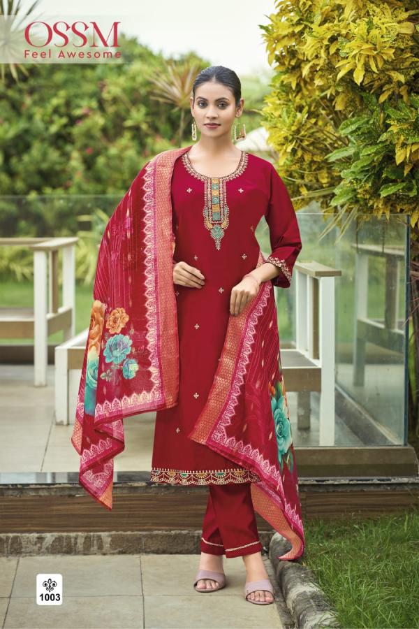 Ossm Meher Viscose Roman Silk Readymade Collection