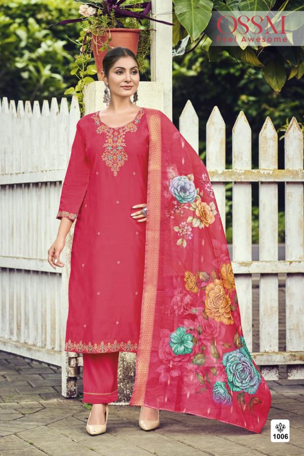 Ossm Meher Viscose Roman Silk Readymade Collection