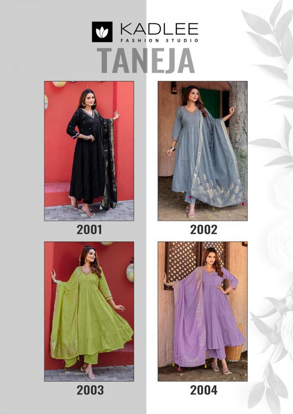 Kadlee Taneja Fancy Cotton Kurti Bottom With Dupatta