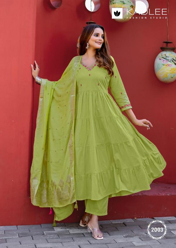 Kadlee Taneja Fancy Cotton Kurti Bottom With Dupatta