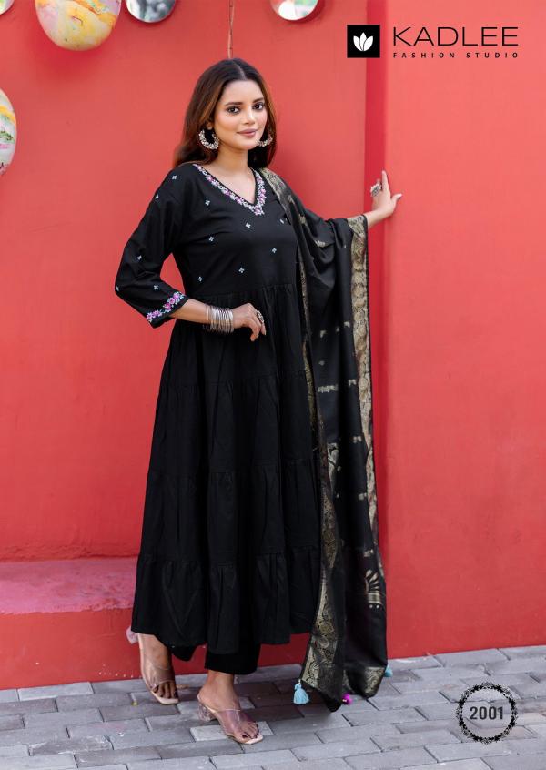 Kadlee Taneja Fancy Cotton Kurti Bottom With Dupatta