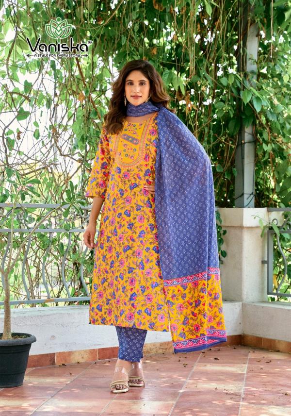 Vaniska Fashion Story Vol 1 Viscose Chanderi Print Readymade Collection
