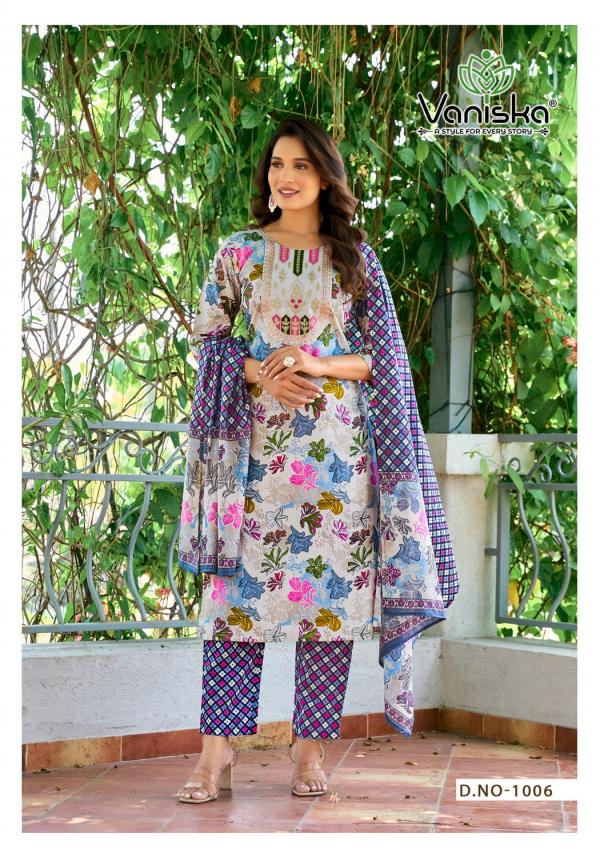 Vaniska Fashion Story Vol 1 Viscose Chanderi Print Readymade Collection