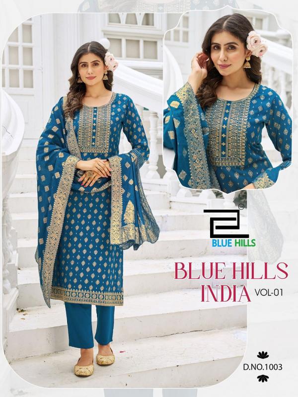 Blue Hills India Vol 1 Rayon Printed Readymade Collection