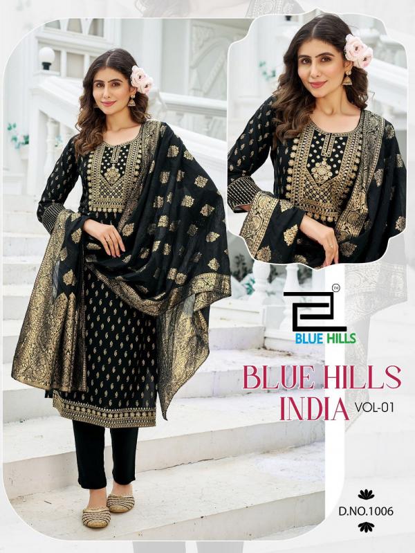 Blue Hills India Vol 1 Rayon Printed Readymade Collection