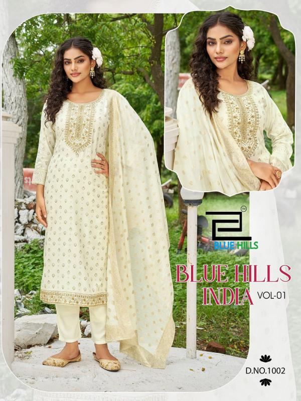 Blue Hills India Vol 1 Rayon Printed Readymade Collection
