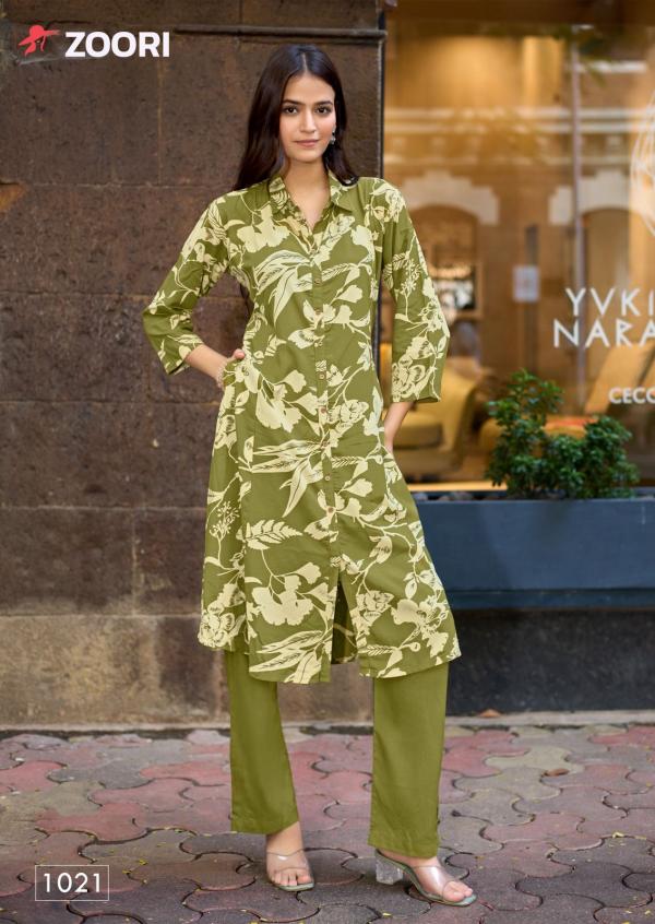 Zoori Alexa Vol 4 Rayon Printed Kurti With Bottom Collection
