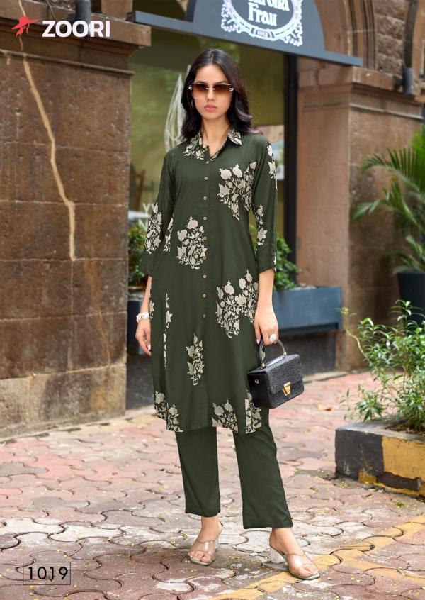 Zoori Alexa Vol 4 Rayon Printed Kurti With Bottom Collection