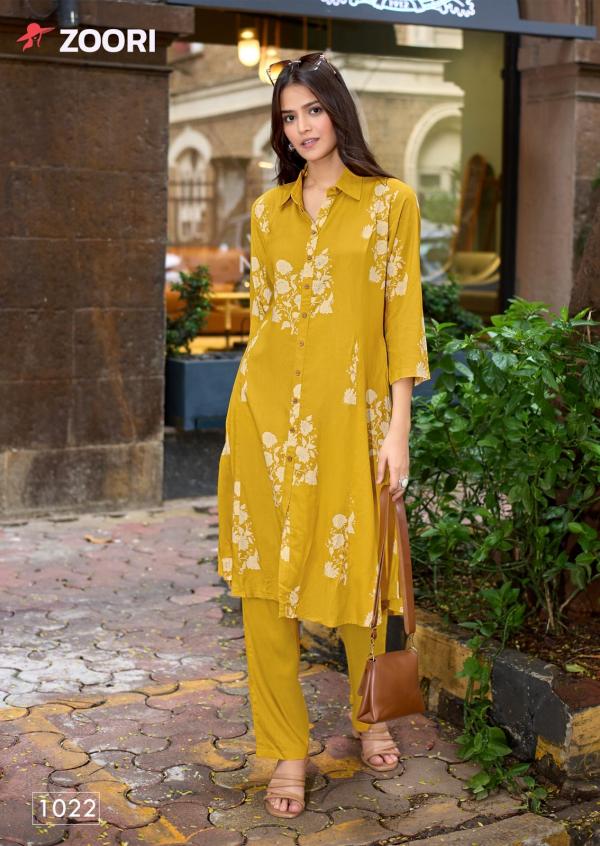Zoori Alexa Vol 4 Rayon Printed Kurti With Bottom Collection