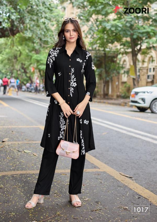 Zoori Alexa Vol 4 Rayon Printed Kurti With Bottom Collection