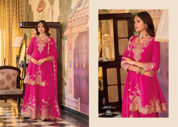 Eba Kalista Chinon Embroidery Work Salwar Suit Collection