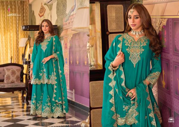 Eba Kalista Chinon Embroidery Work Salwar Suit Collection