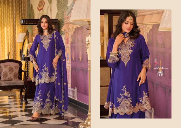 Eba Kalista Chinon Embroidery Work Salwar Suit Collection