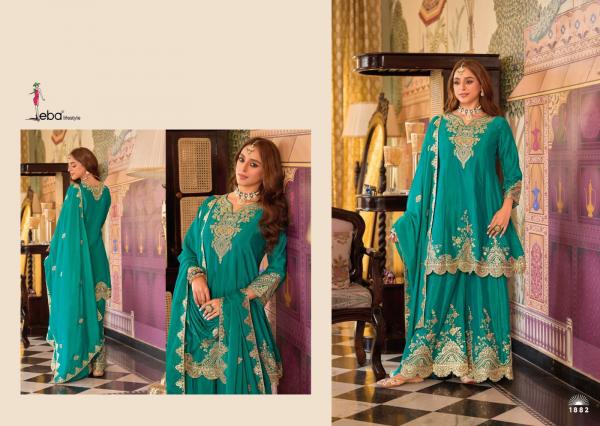 Eba Kalista Chinon Embroidery Work Salwar Suit Collection