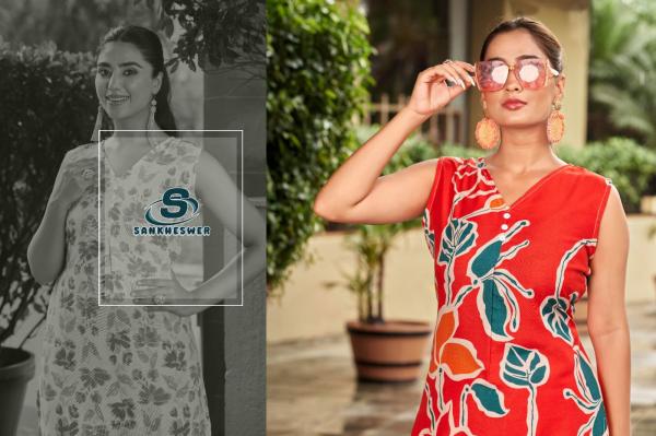 Sankheswer Tetema Vol 1 Rayon Printed Kurti With Bottom