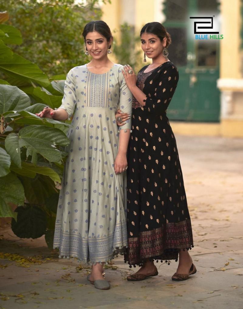 BLUE HILLS POM POM VOL 3 ANARKALI DESIGNER KURTI WHOLESALER textiledealin #48 BLUE HILLS POM POM VOL 3 ANARKALI DESIGNER KURTI WHOLESALER textiledealin