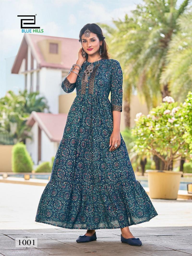 Koodee Presents Chunri Vol 3 Poly Maslin Fancy Designer Gown Type Kurt -  STALK YOUR FASHION