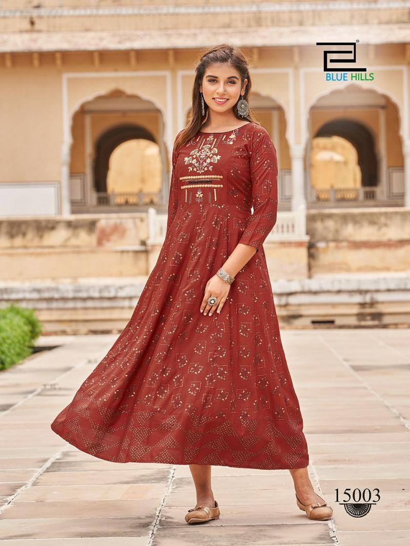 QALB NEW STYLISH GOWN STYLE COLLECTION ON GEORGETT WITH KHATALI WORK  (HANDWORK)