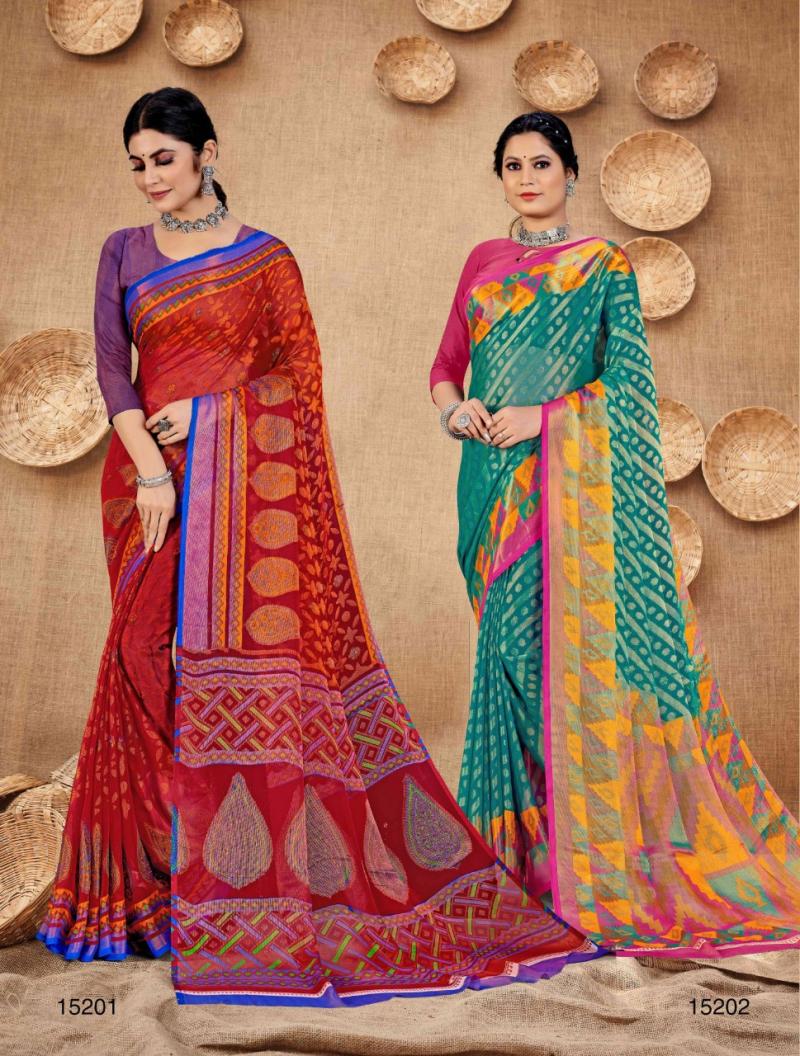 Soft Silk Saree Blue And Pink Colored, Designer Wear