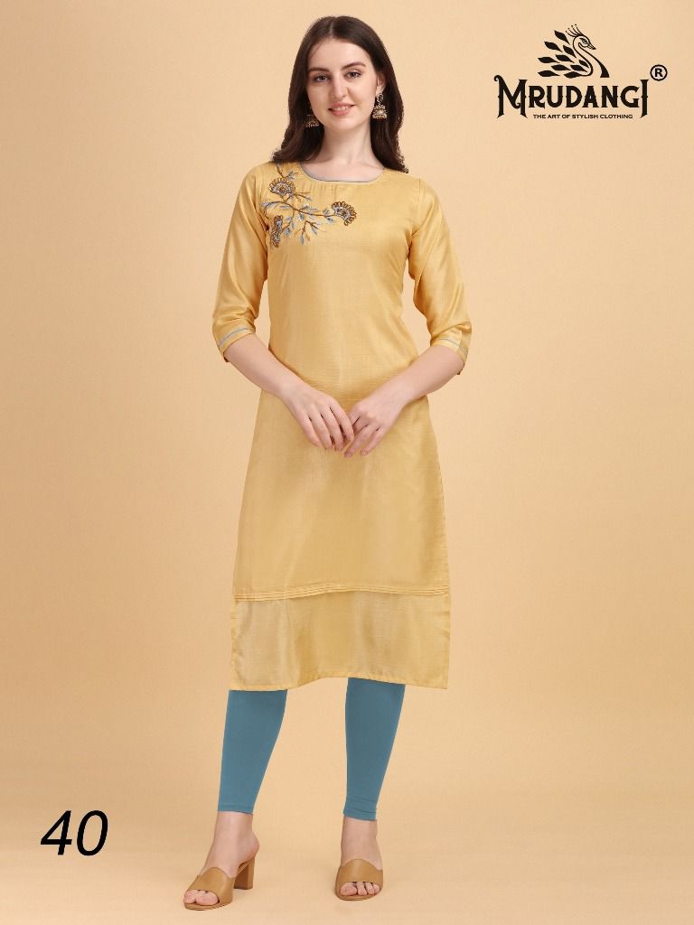 Mrudangi Noor 36 Series Designer Kurti Collection: Textilecatalog