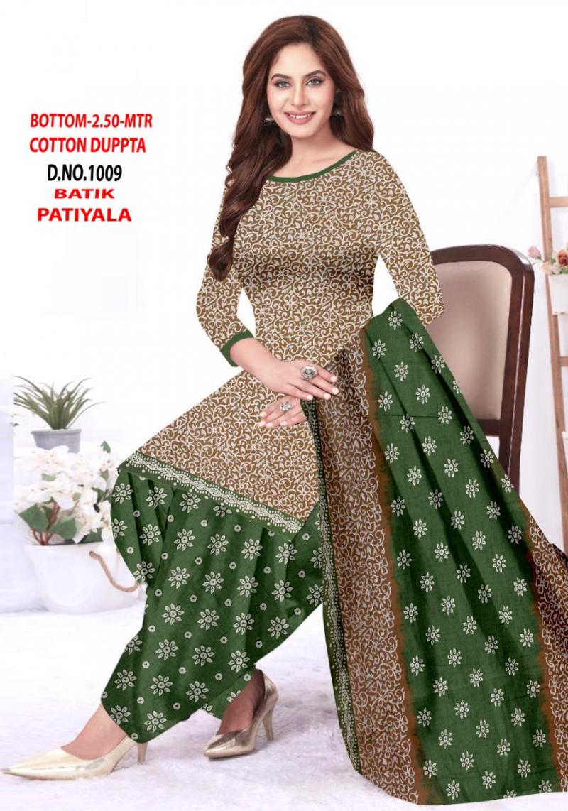 Vandana Batik Patiyala vol 1 Cotton Designer Patiyala Dress ...