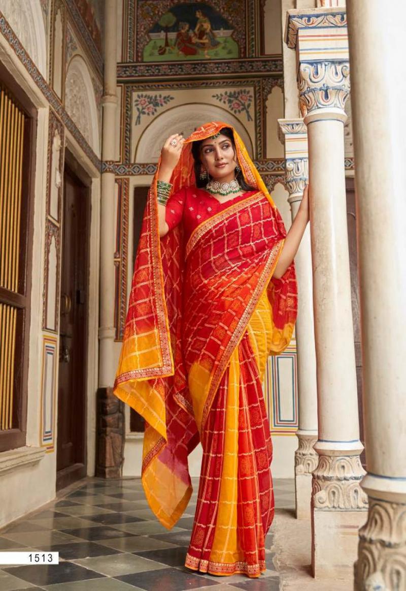 Bandhej Sarees — The Handlooms