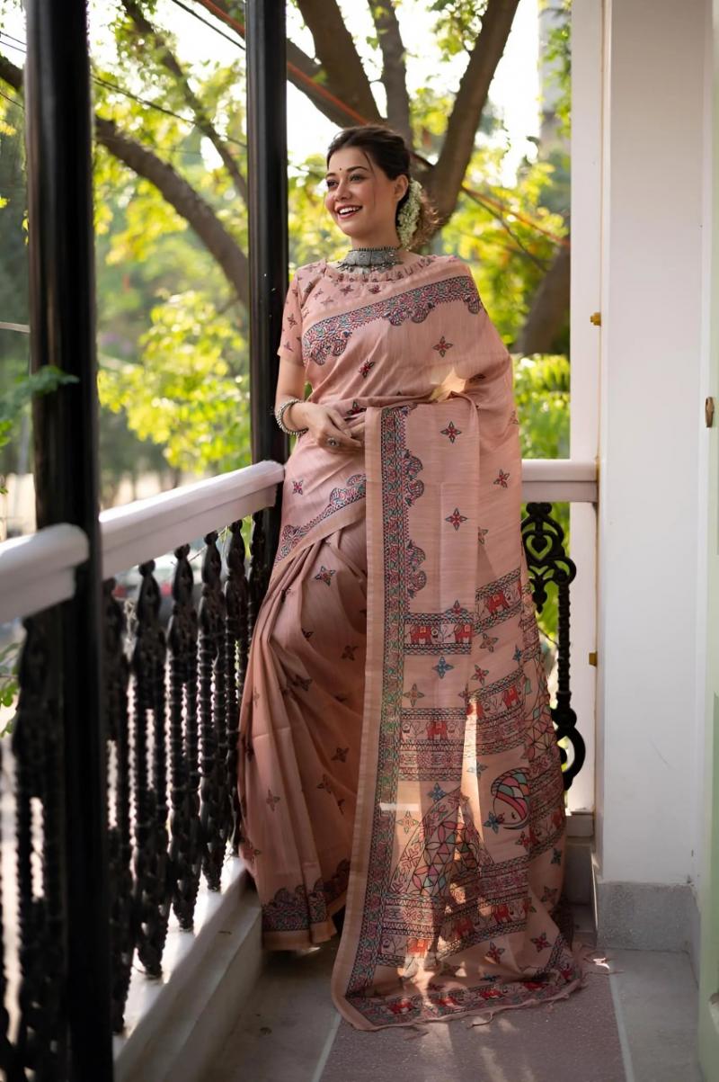 Mulberry Silk 1 Designer Wear Printed Saree Collection: Textilecatalog