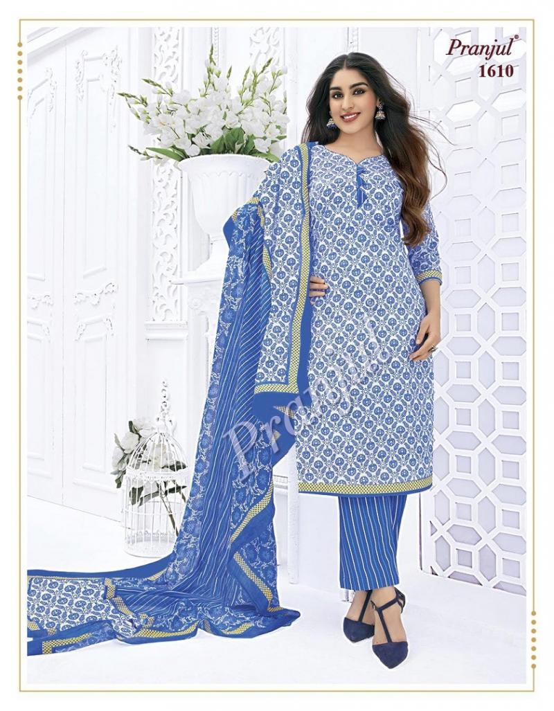 Pranjul Bandhani Special Cotton Dress Material Collection Design Catalog