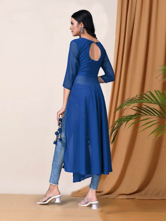 b4u presents blush vol 2 party wear kurtis one piece gown collection (12) |  Desain kurti, Desain blus, Kurti