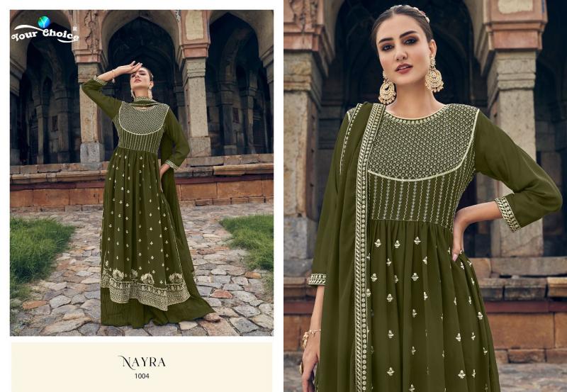 Wanna Marigold naira Exclusive Nayra Pattern Readymade Dress Designs