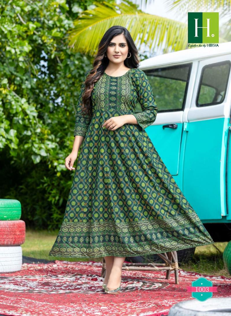 Kesari Exports 3/4th Sleeve Designer Long Kurtis, Size: M at Rs 670 in Surat