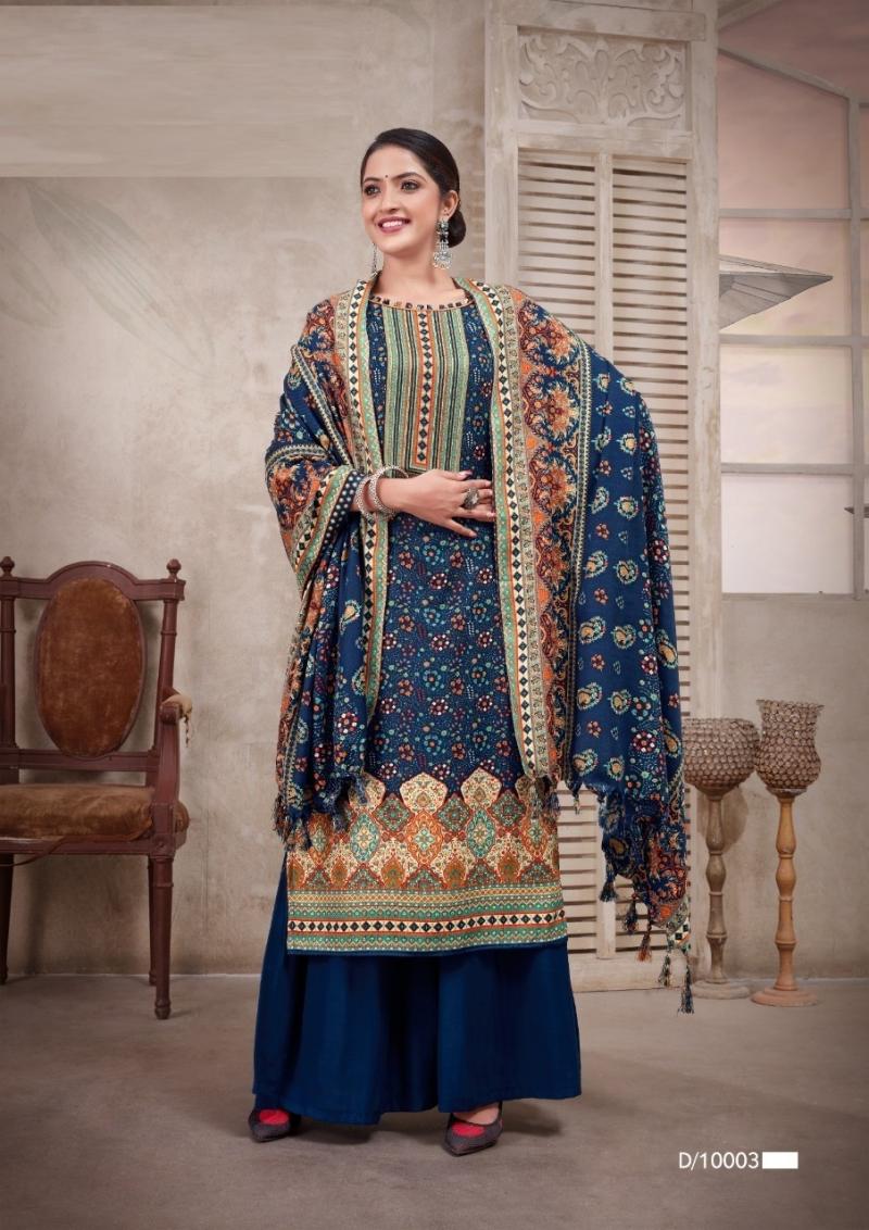 Varsha Anahita Winter Wear Exclusive Fancy Pashmina Silk Suit