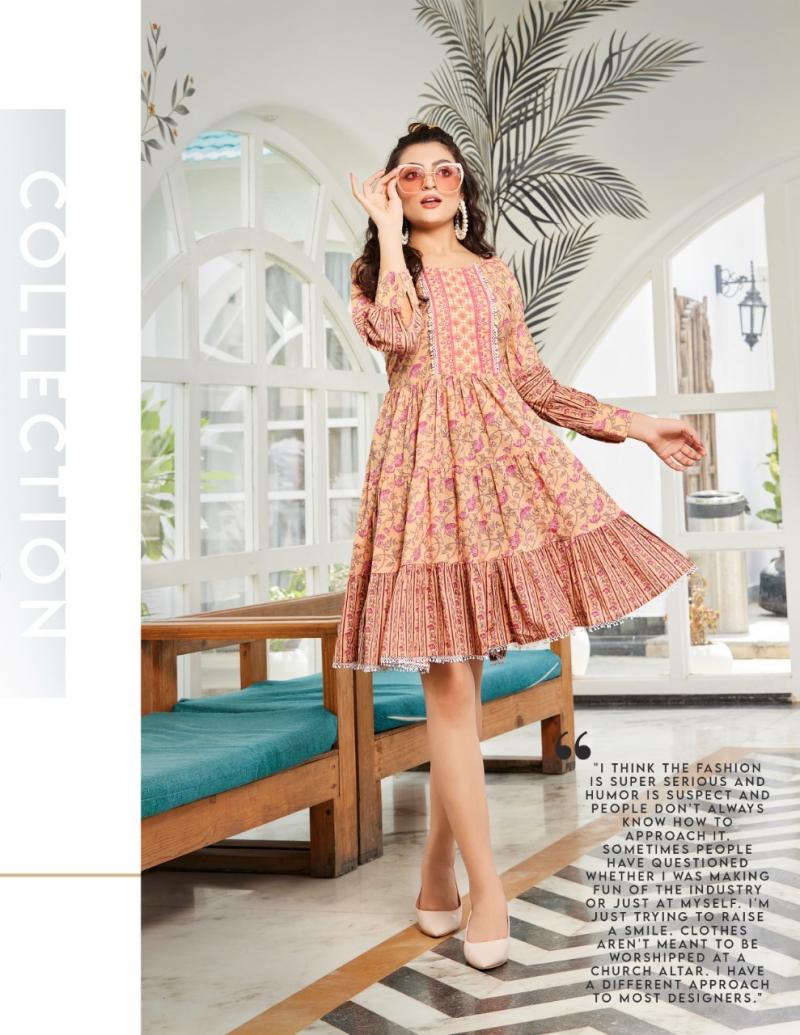 Fashion Talk Alina Wholesale 14 Kg Rayon Flare Kurtis Catalog -  textiledeal.in