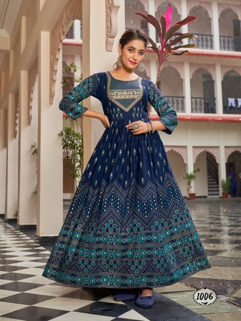 STYLEMAX ALMIRAH VOL 4 SOFT SILK LONG GOWN COLLECTION SUPPLIER -  textiledeal.in