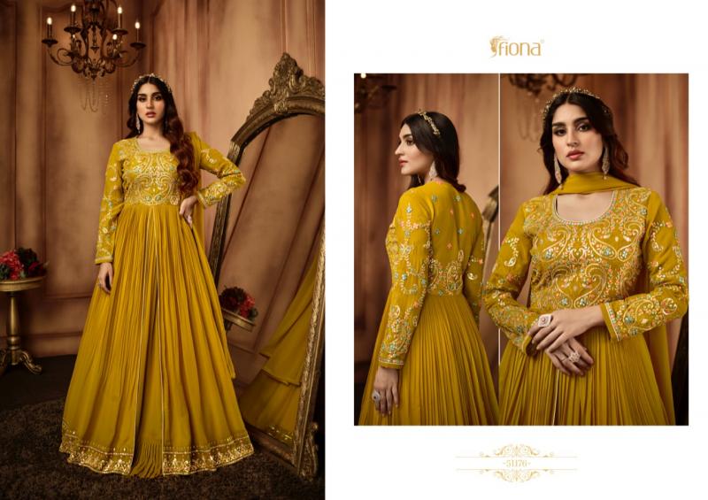 Georgette MIX COLOR Designer Fiona Zara First Look Salwar Kameez