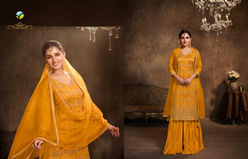 Anju Raas Wholesale Heavy Party Wear Draping Style Dresses - textiledeal.in