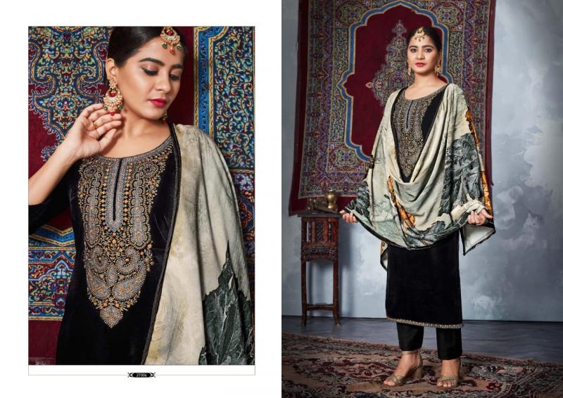Gul Ahmed Winter Collection 2021 · 3 PC Velvet Suit with Velvet Dupatta –  BVL-12009A | Velvet dupatta, Clothes for women, Winter collection