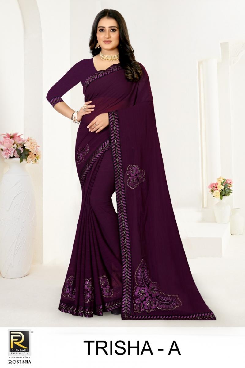 Party Wear Printed Sangam Trisha Soft Silk Designer Saree, 5.5 m (separate  blouse piece) at Rs 985/piece in Surat