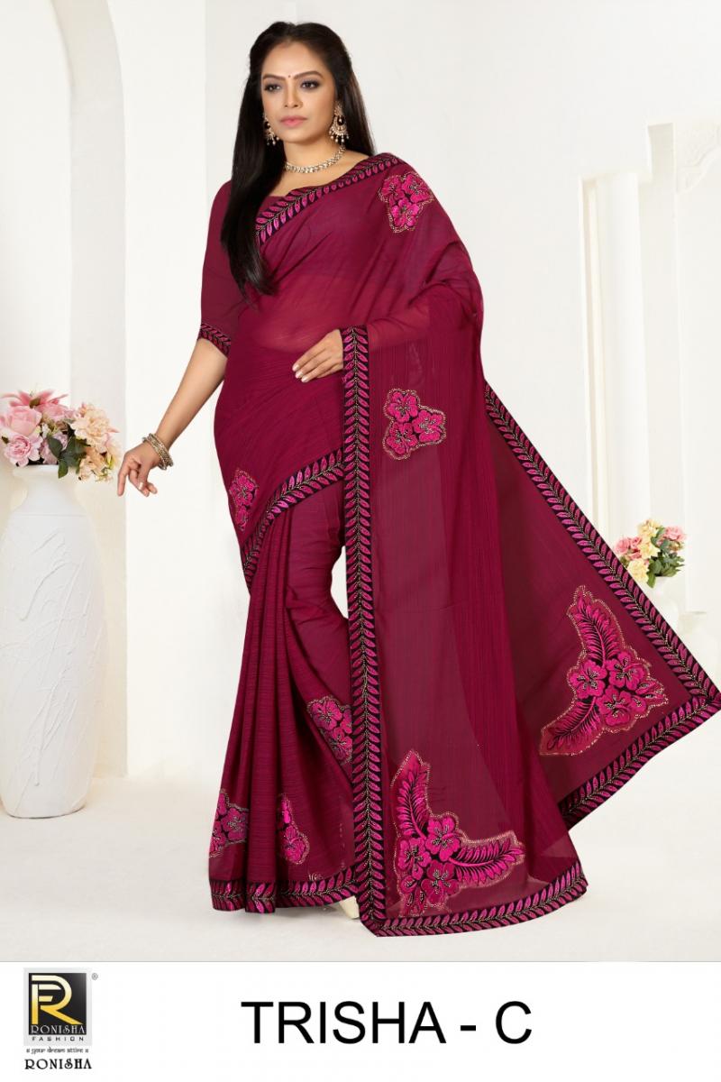 Shangrila By Trisha Casual Wear Rich Look Saree Collection