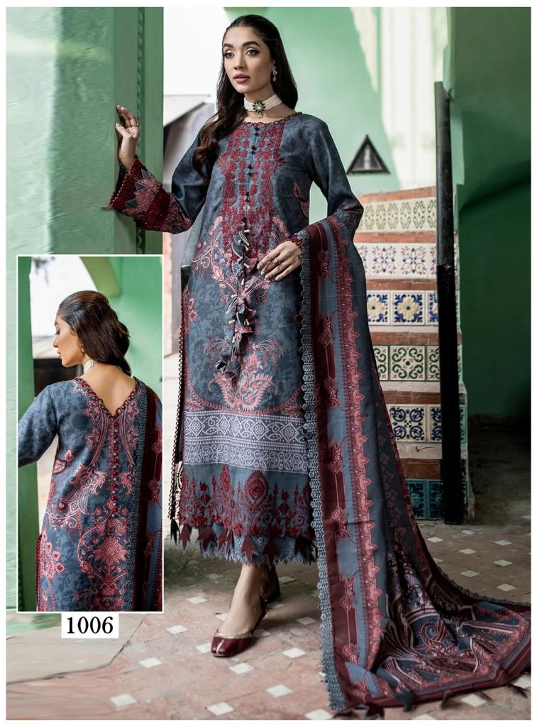 Multicolor Karachi Printed Cotton Dress Material, Unstitched at Rs  310/piece in Surat