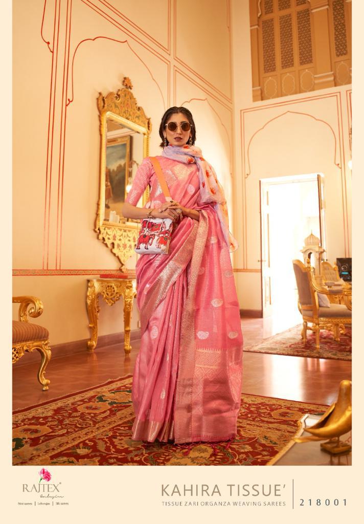 Rajtex Kahira Tissue Fancy Organza Saree Collection: Textilecatalog