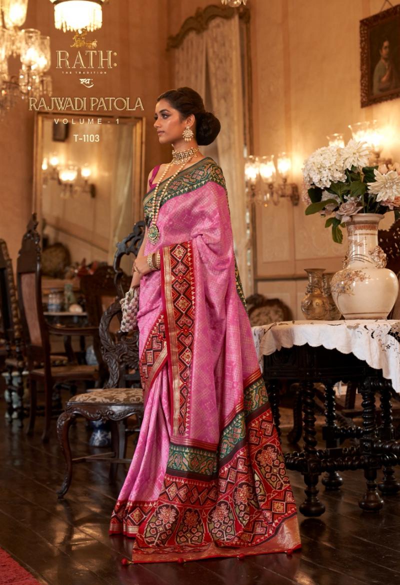 Fancy Rajwadi Silk Digital Print Saree