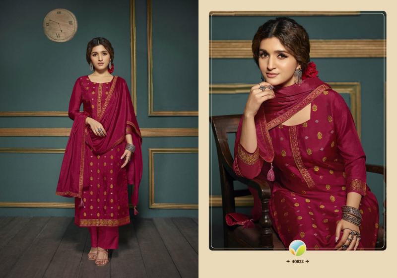 Buy Vinay's Readymade Cotton Churidar Salwar Suit with Dupatta for