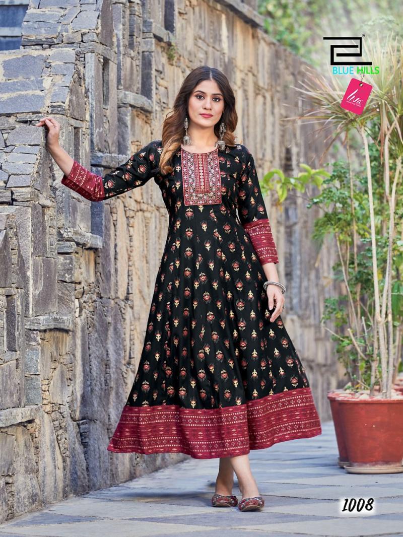 New Premium Beautiful Jaipuri Cotton Anarkali Kurti Set