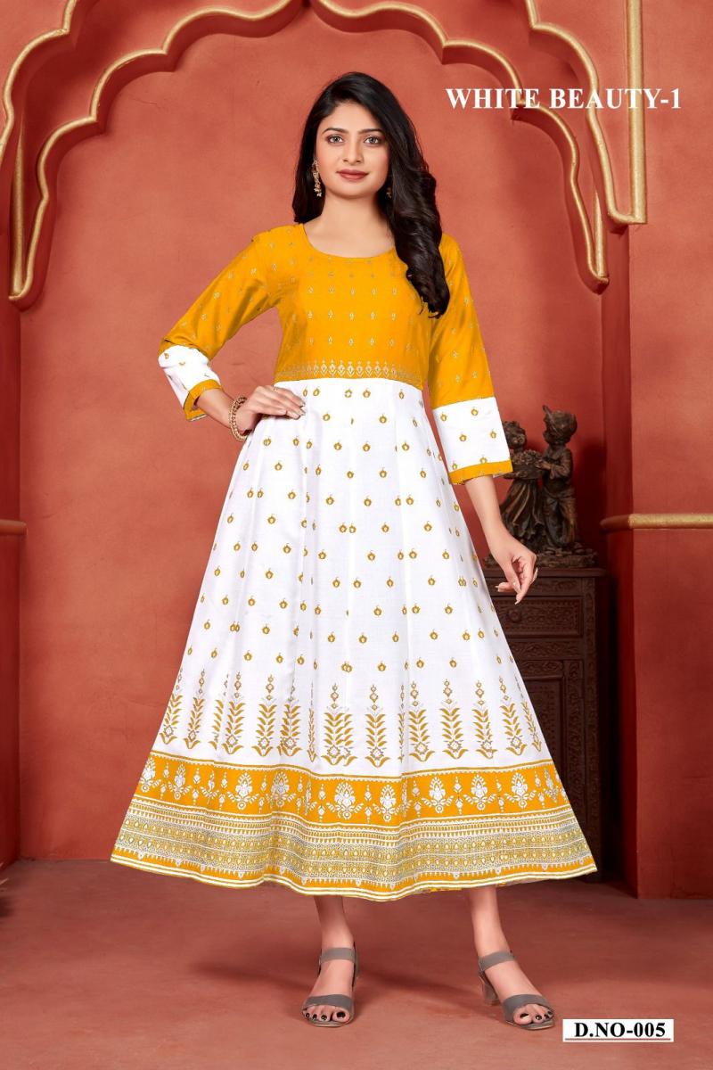 Buy Set of 2: White Embroiderd Kurti And White Pants Online - Tjori.com | Fancy  kurti, Casual attire for women, Night dress for women
